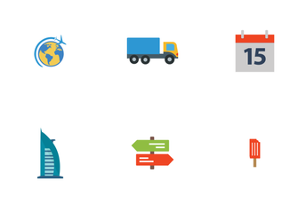 Travel Flat Icon Pack