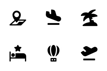 Travel (Glyph) Icon Pack