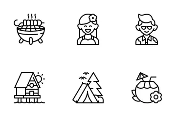 Travel Holiday Icon Pack