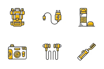 Travel Packaging Icon Pack