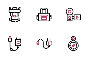 Travel Packaging Icon Pack