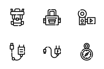 Travel Packaging Icon Pack