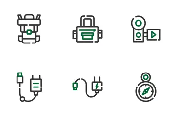 Travel Packaging Icon Pack