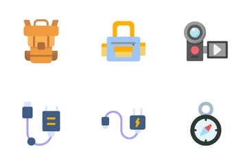 Travel Packaging Icon Pack