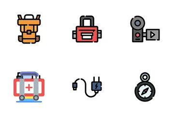 Travel Packaging Icon Pack