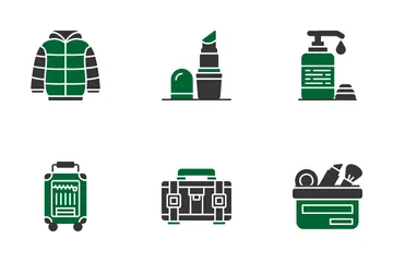 Travel Packaging Icon Pack