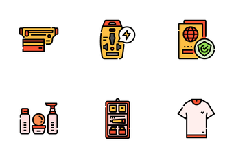 Travel Packing Icon Pack