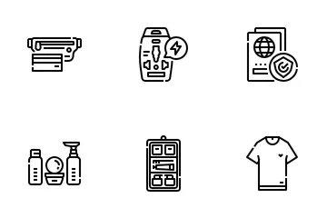 Travel Packing Icon Pack