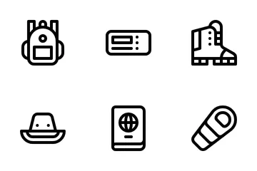 Travel Packing Icon Pack