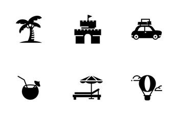 Travel, Summer Icon Pack