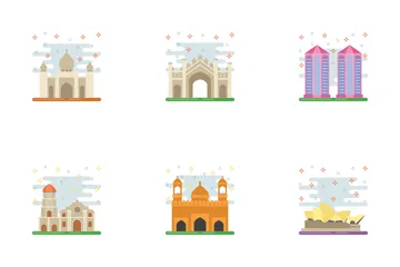 Travel To Asia Icon Pack