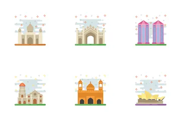 Travel To Asia Icon Pack