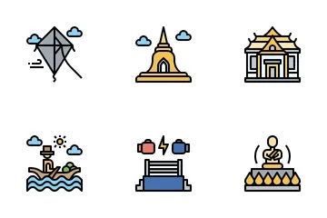 Travel To Thailand Icon Pack