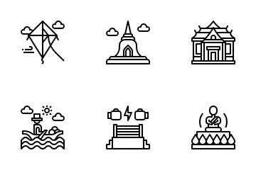 Travel To Thailand Icon Pack