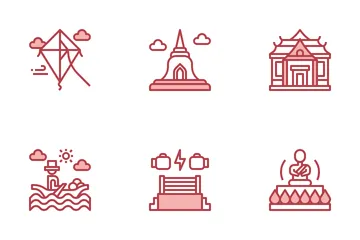 Travel To Thailand Icon Pack