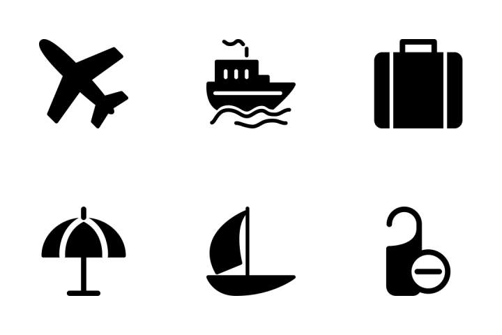 Download Travel Colored Vector Icons Icon pack - Available ...