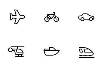 Travel / Vehicles Icon Pack