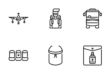 Travel When Pandemic Icon Pack