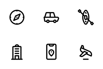 Traveling 1 (Line) Icon Pack