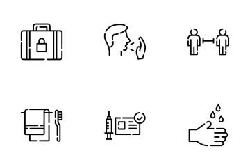 Traveling Safety Icon Pack