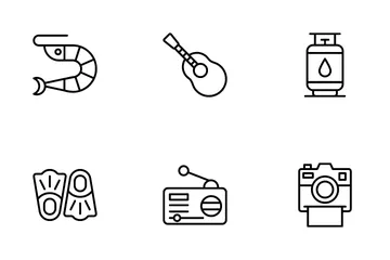 Travelling And Holiday Icon Pack