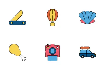 Travelling And Holidays Icon Pack