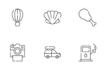 Travelling And Holidays Icon Pack