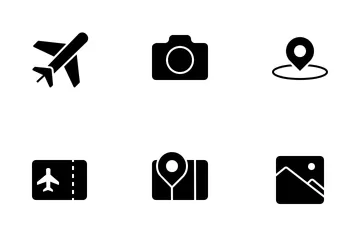Travelling (Glyph) Icon Pack