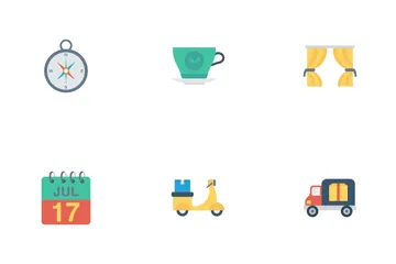 Travels & Tours Flat Vol 1 Icon Pack