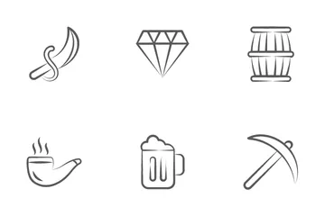 Treasure And Hunt Icon Pack
