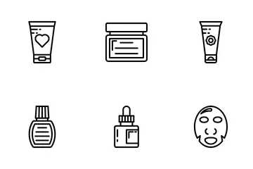 Treatment Skin Care Icon Pack