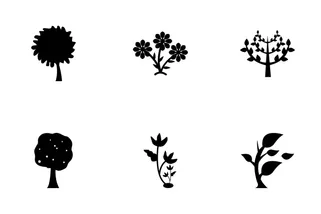Trees Vector Icons Pack