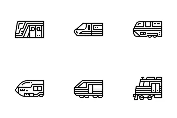 Trenes Paquete de Iconos