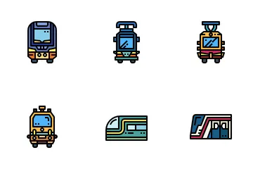 Trenes Paquete de Iconos