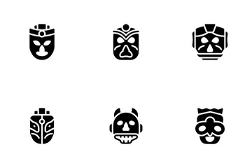 Tribal Mask Icon Pack