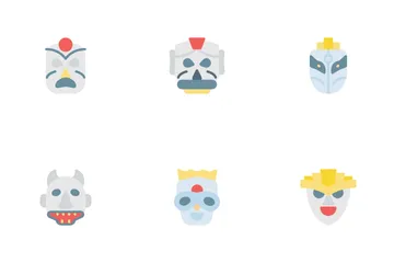 Tribal Mask Icon Pack