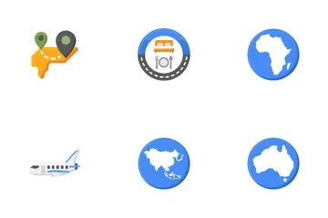 Trip Abroad Icon Pack