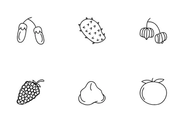 Tropical Fruit Icon Pack