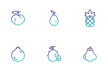 Tropical Fruit Icon Pack
