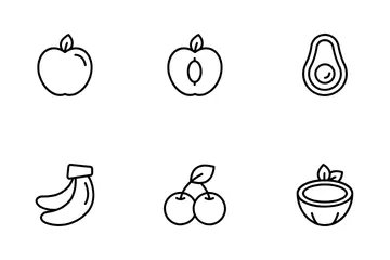 Tropical Fruit Icon Pack