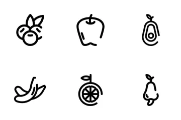 Tropical Fruit Icon Pack