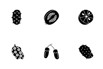 Tropical Fruit Icon Pack