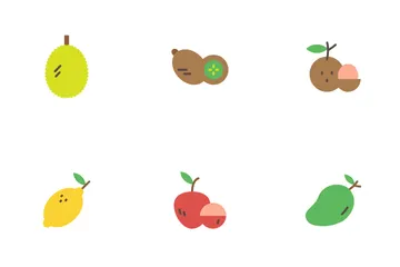 Tropical Fruit Icon Pack