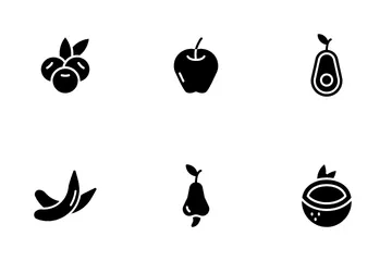 Tropical Fruit Icon Pack