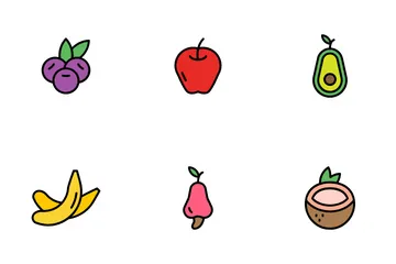 Tropical Fruit Icon Pack