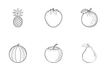 Tropical Fruits Icon Pack