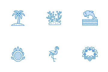 Tropical Island Icon Pack