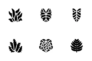 Tropical Leaves Icon Pack