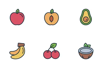 Tropische Frucht Symbolpack