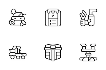 Truck Garage Icon Pack
